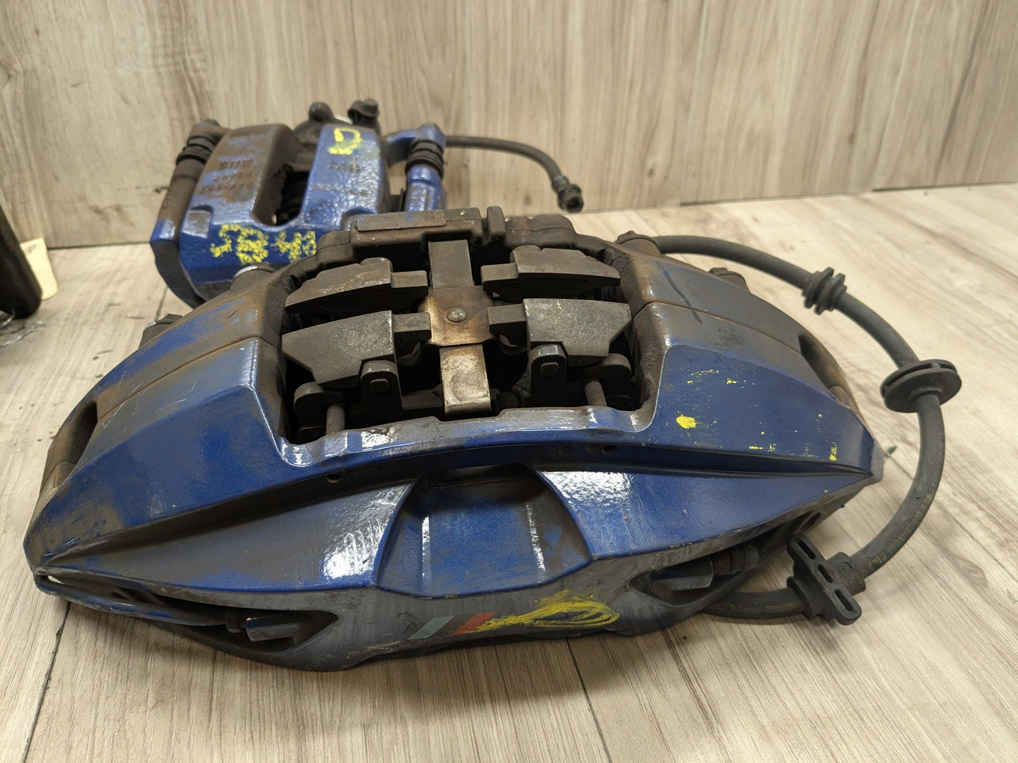 17-23 OEM BMW G30 540 M550 Front Rear Left Right Brake M SPORT Calipers SET Blue