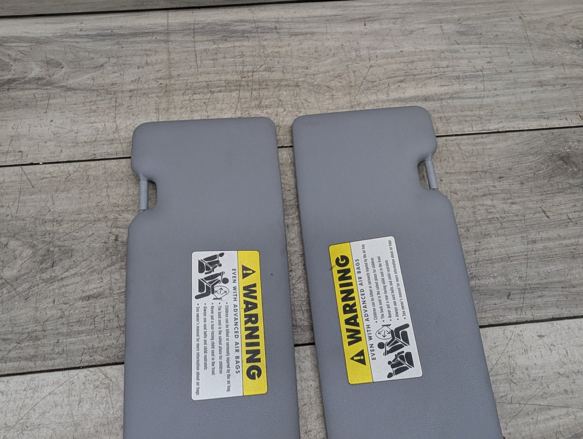 2008-2013 BMW 128i E82 Front Left Right Sun Visor SET 2996644 OEM