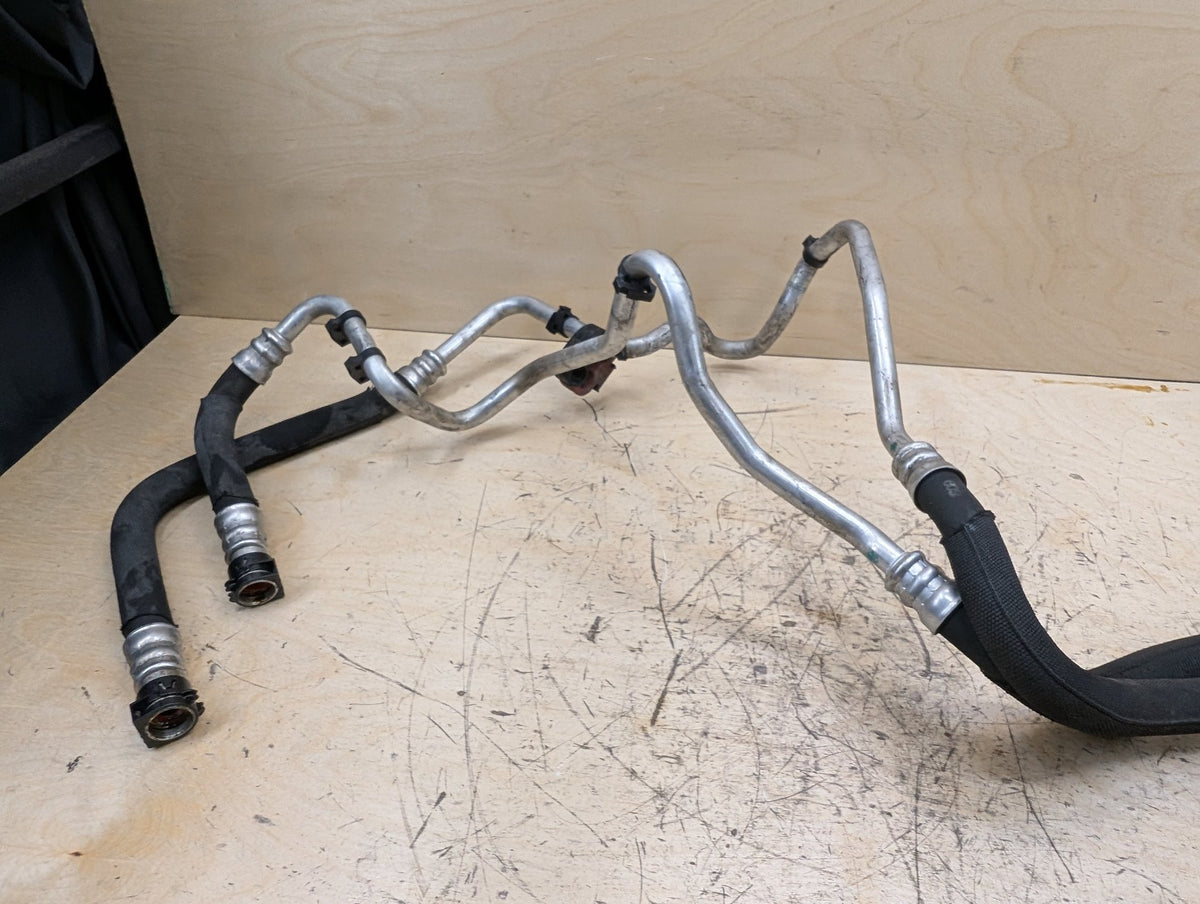 2010-2017 BMW F07 535i GT xDrive N55B30M0 Engine Oil Cooler Line Return Flow SET 7636941