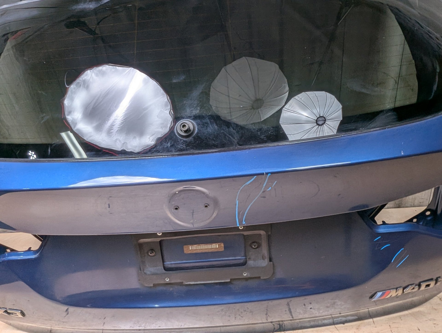 *OEM BMW F97 G01 X3 X3M Rear Liftgate Tailgate Trunk Lid Door Shell Blue Blue C1M