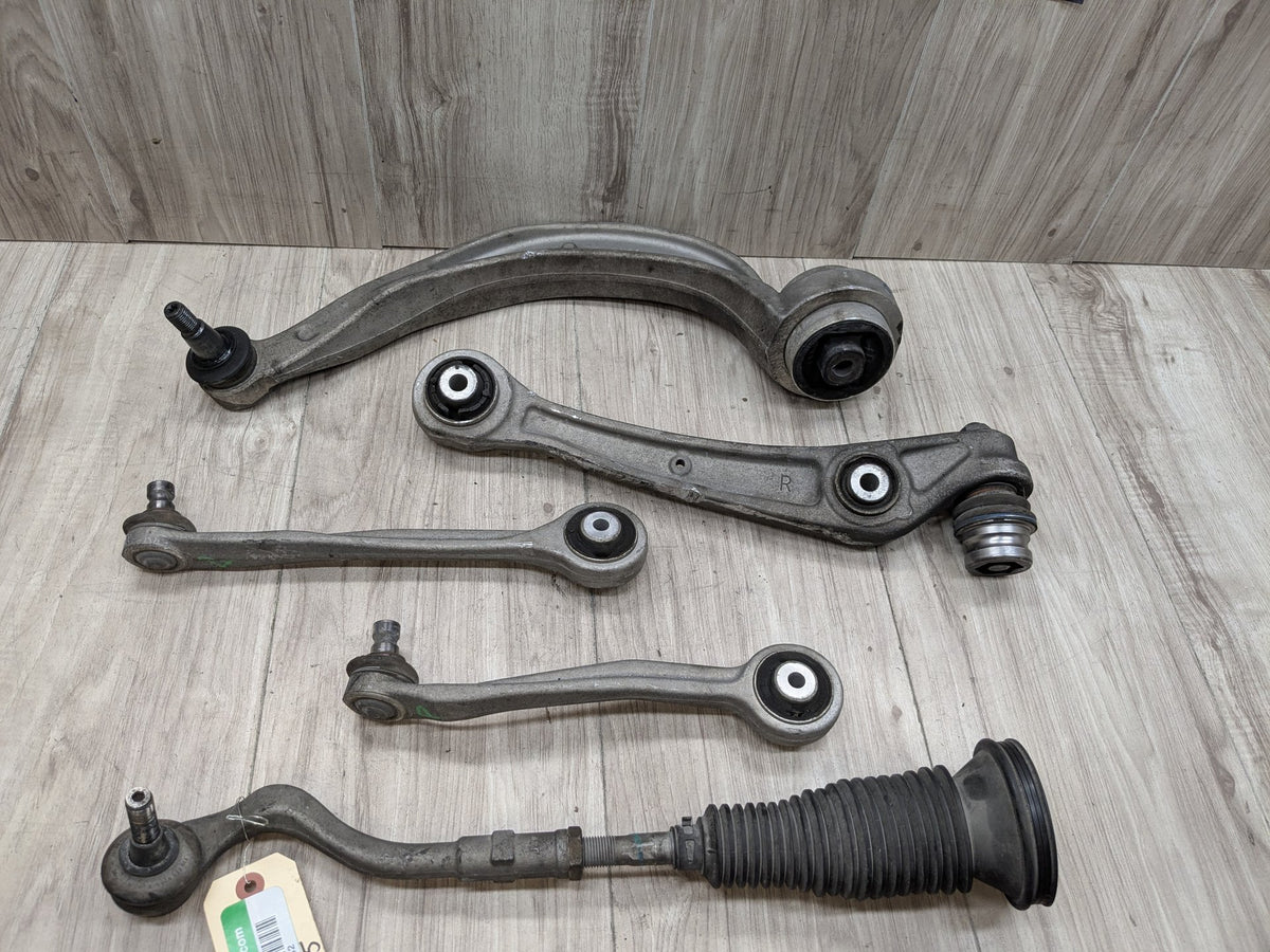 13-17 OEM AUDI A5 S5 Front Right Passenger Upper Lower Control Arm w Tie Rod SET