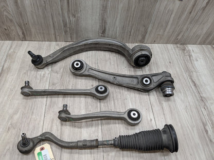 13-17 OEM AUDI A5 S5 Front Right Passenger Upper Lower Control Arm w Tie Rod SET