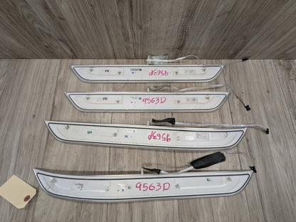 16-19 OEM BMW G11 G12 OEM Door Sills M Trim Illuminated Entry Panels Kit SET*