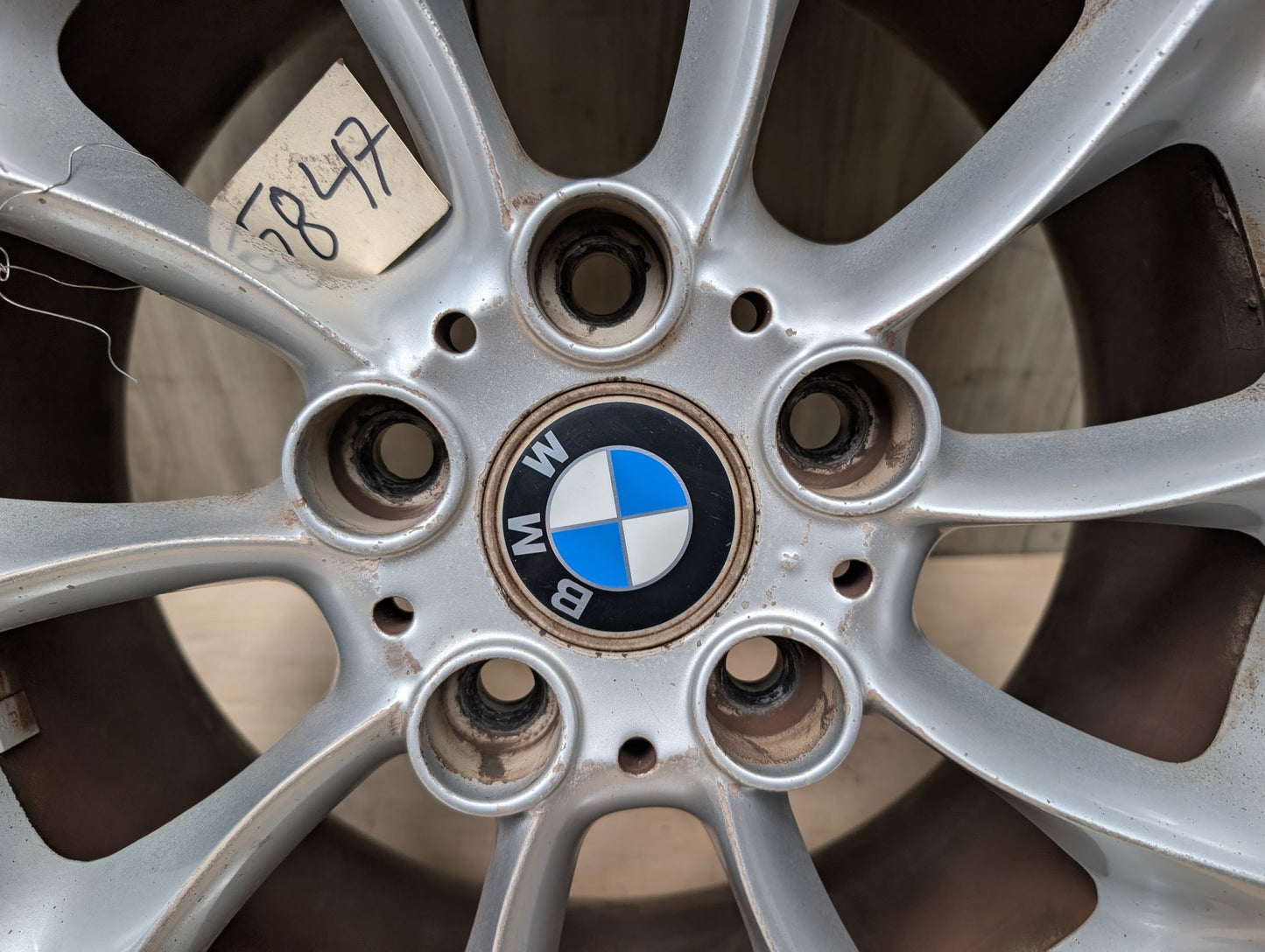 *03-08 OEM BMW E85 Z4 Rim Wheel 17x8" ET:47 LA Wheel Turbine Style 106