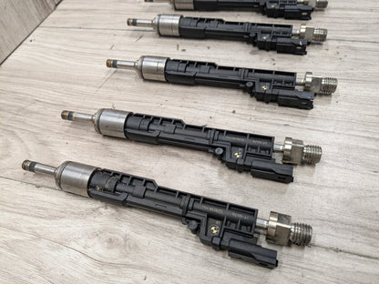 2016 BMW 750i G12 Engine Motor Fuel Injector SET 8638255 19-24 OEM BMW G12 G30 M550 750 Engine N63R High Pressure Fuel Injector SET
