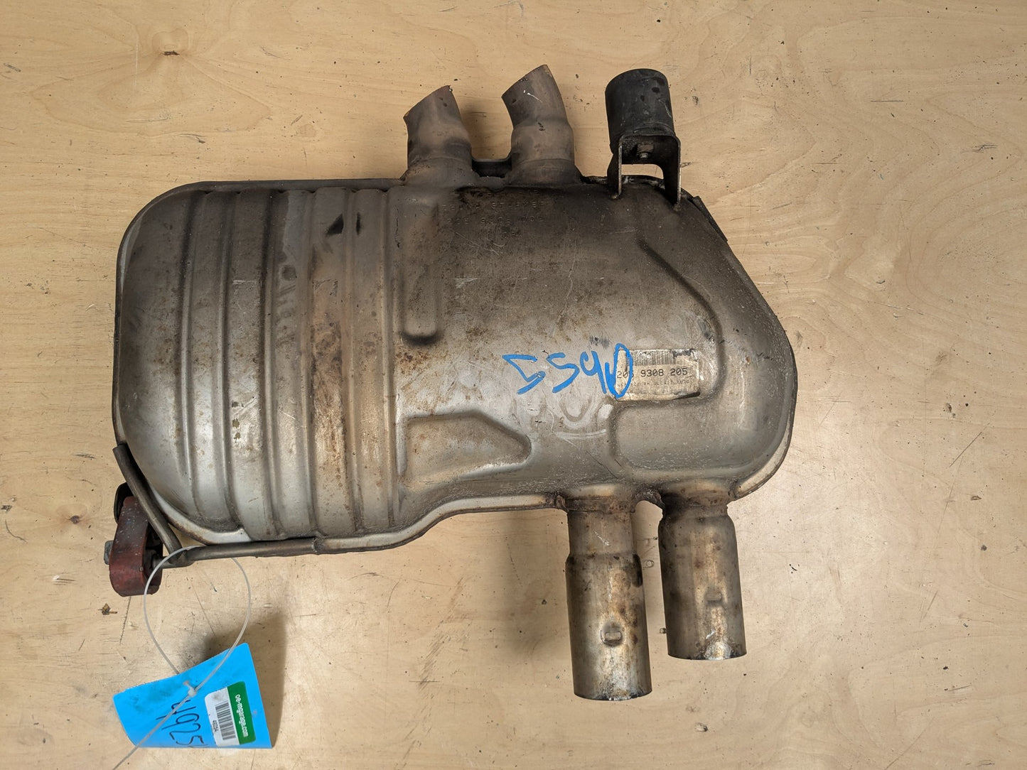 06-08 OEM BMW E85 E86 Z4 Engine N52 Rear Exhaust Flap Muffler Silencer
