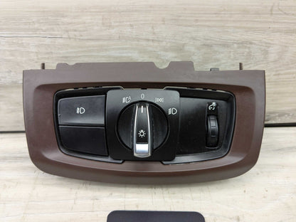 OEM BMW F15 F16 F85 F86 X5 X6 Headlight Switch Control Panel Light Module WINE