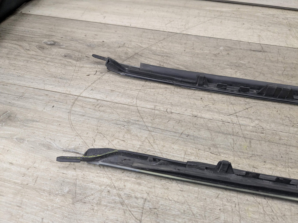 14-19 OEM BMW F85 F86 X5M X6M Front Right Windshield Side Drip Molding PAIR