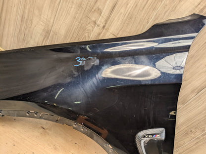 15-18 OEM BMW F86 X6M Front Left Driver Side Fender Panel Black 416 CARBONSCHWARZ METALLIC (416)
