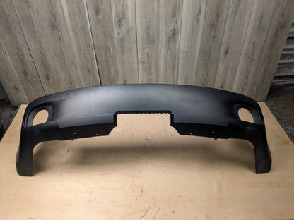 07-10 OEM BMW E70 X5 3.0si 3.5d 4.8i Rear Bumper Cover Trim Panel Diffuser TITANSILBER METALLIC (354)