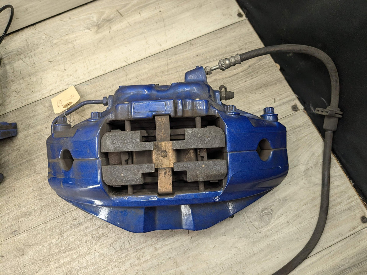 2020 BMW M340i G20 Front Rear Left Right Brake Caliper SET 6891236 OEM BMW G20 G22 G23 M240 M340 M440 Front Rear Left Right Brake Calipers Blue SET