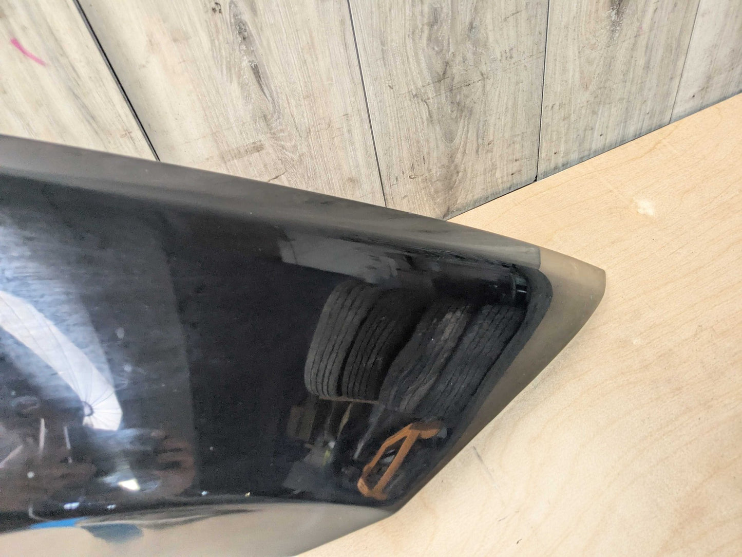 06-11 OEM BMW E90 328 335 Sedan Right Passenger Side Fender Panel Black 668 Black SCHWARZ II (668)