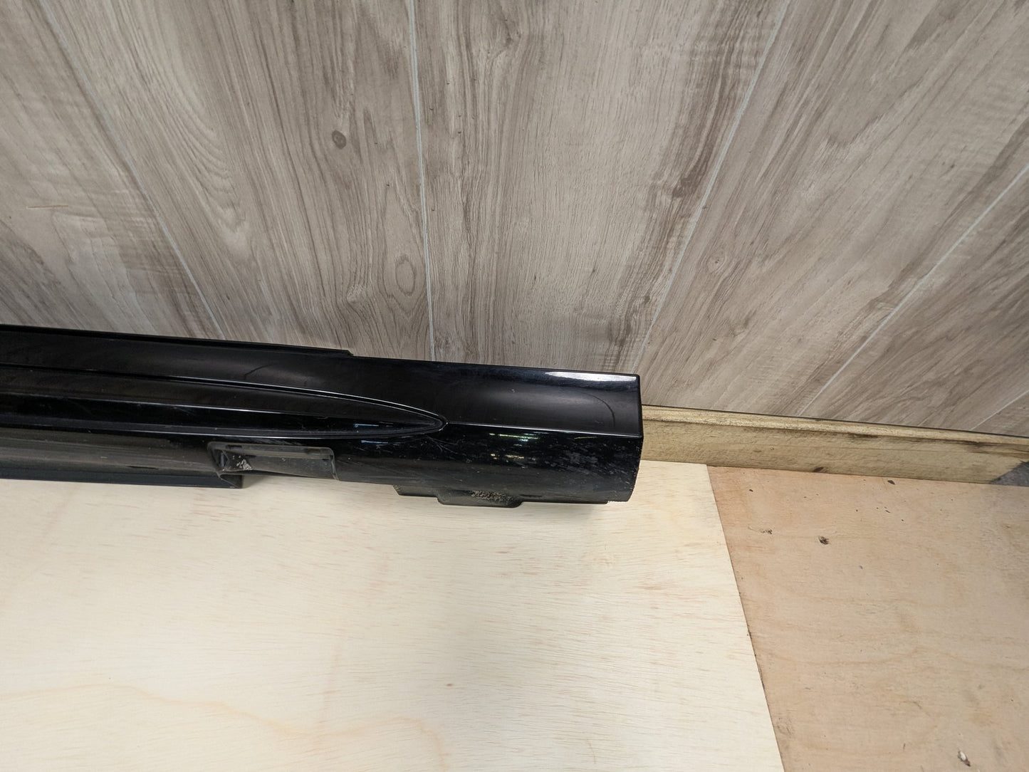 14-16 OEM Mercedes W212 E550 AMG Right Passenger Side Skirt Rocker Panel Black