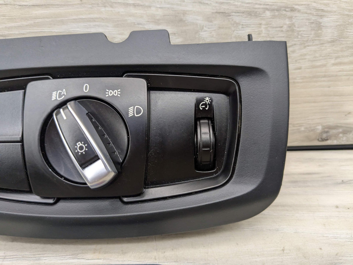 14-18 OEM BMW F15 F85 X6 X5 M Headlight Switch Control Panel Light Module BLACK