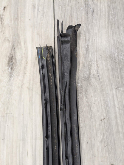 19-25 OEM BMW G05 X5 Front Left Right Windshield Side Drip Molding PAIR