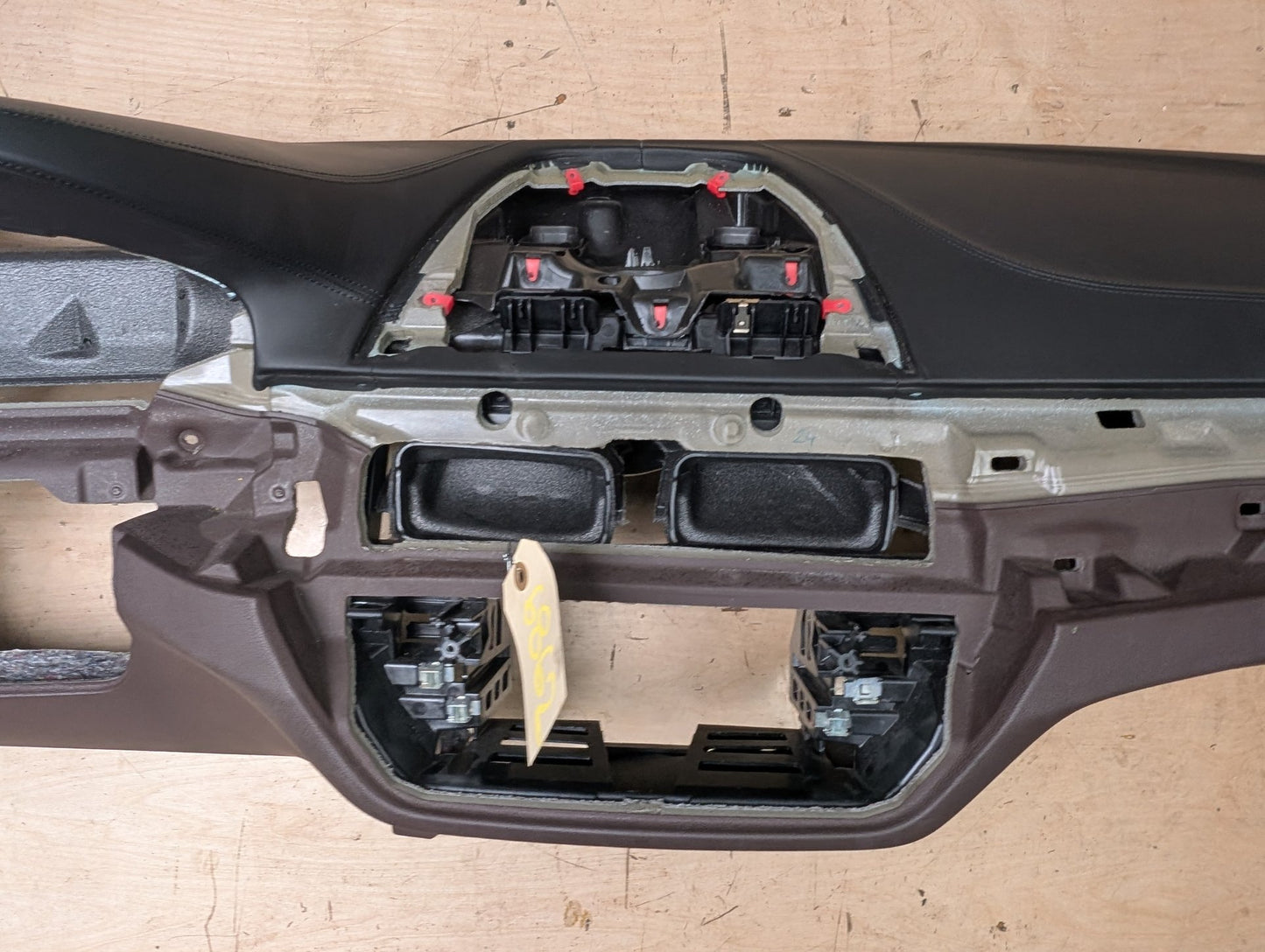 17-23 OEM BMW G30 LEATHER Dashboard Dash Board Panel Black w/ HUD