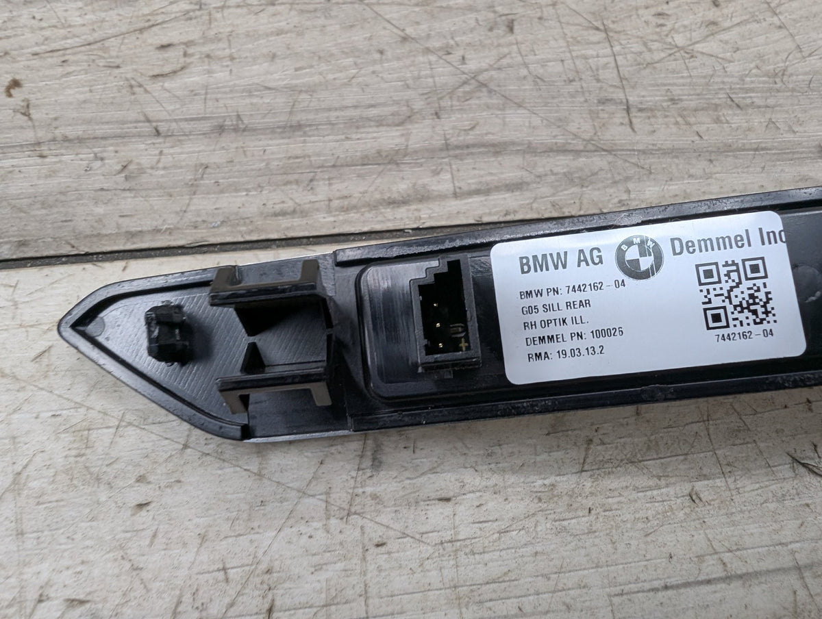 2019-2026 OEM BMW G05 G06 G07 X5 X7 Rear Right Passenger Door Sill Entrance Scuff Plate