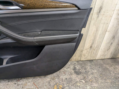 2019 BMW X3 G01 Front Right Passenger Interior Door Panel Card 7410282 OEM BMW G01 X3 FRONT Right Passenger Interior Door Panel Card Trim Cover Black OEM
