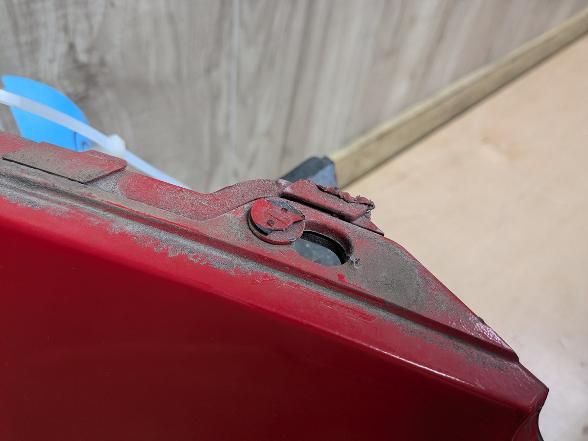 *96-02 OEM BMW E36 Z3 Rear Bumper Cover Panel Assembly Red 314 Red 314