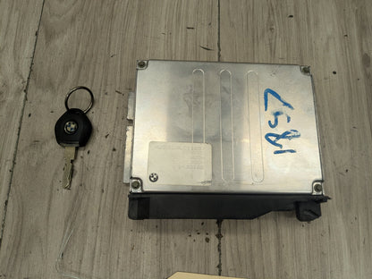 1998 BMW Z3 E36 - Engine Motor ECU DME Computer & Key SET PN: 1430188