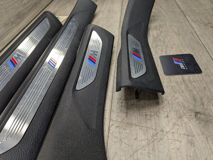 14-19 OEM BMW F86 X6M Front Rear Left Right Door Cover Trim Sill Kick Plate SET
