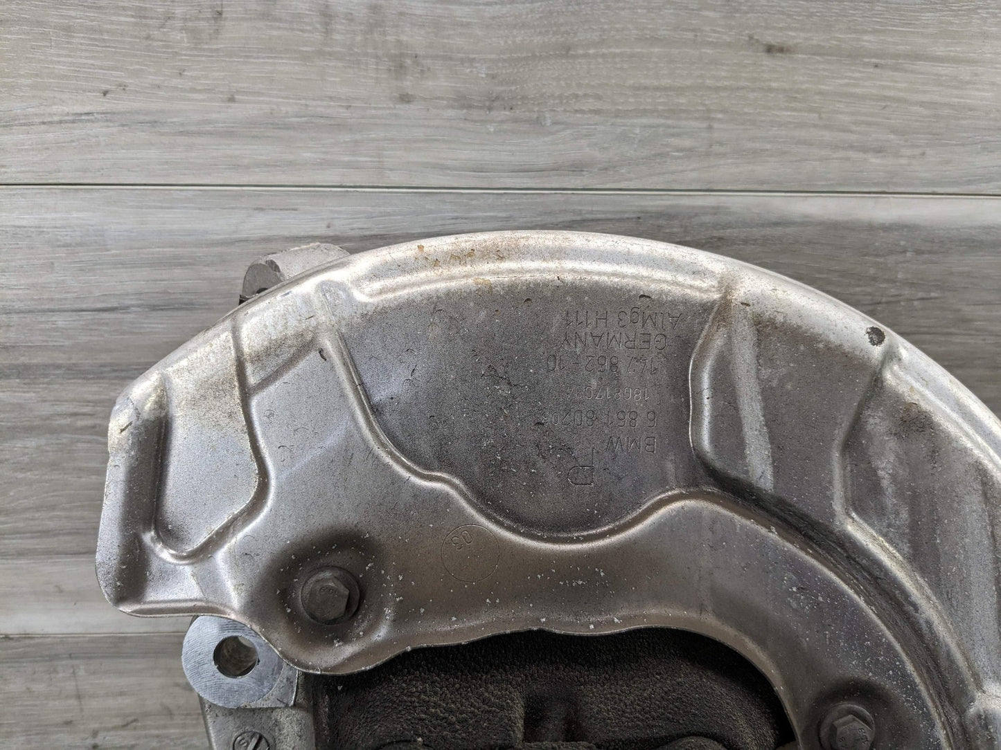 2018 BMW 540i G30 Rear Right Passenger Spindle Knuckle w/ Bearing 6866638 17-23 OEM BMW G30 530 540 M5550 REAR Right Passenger Hub Knuckle Bearing Carrier