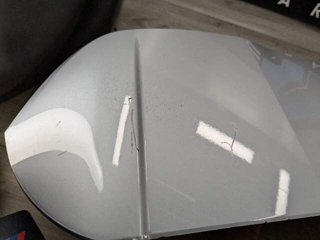 OEM BMW G01 X3 Rear Tailgate Liftagte Trunk Roof Upper Wing Spoiler Gray