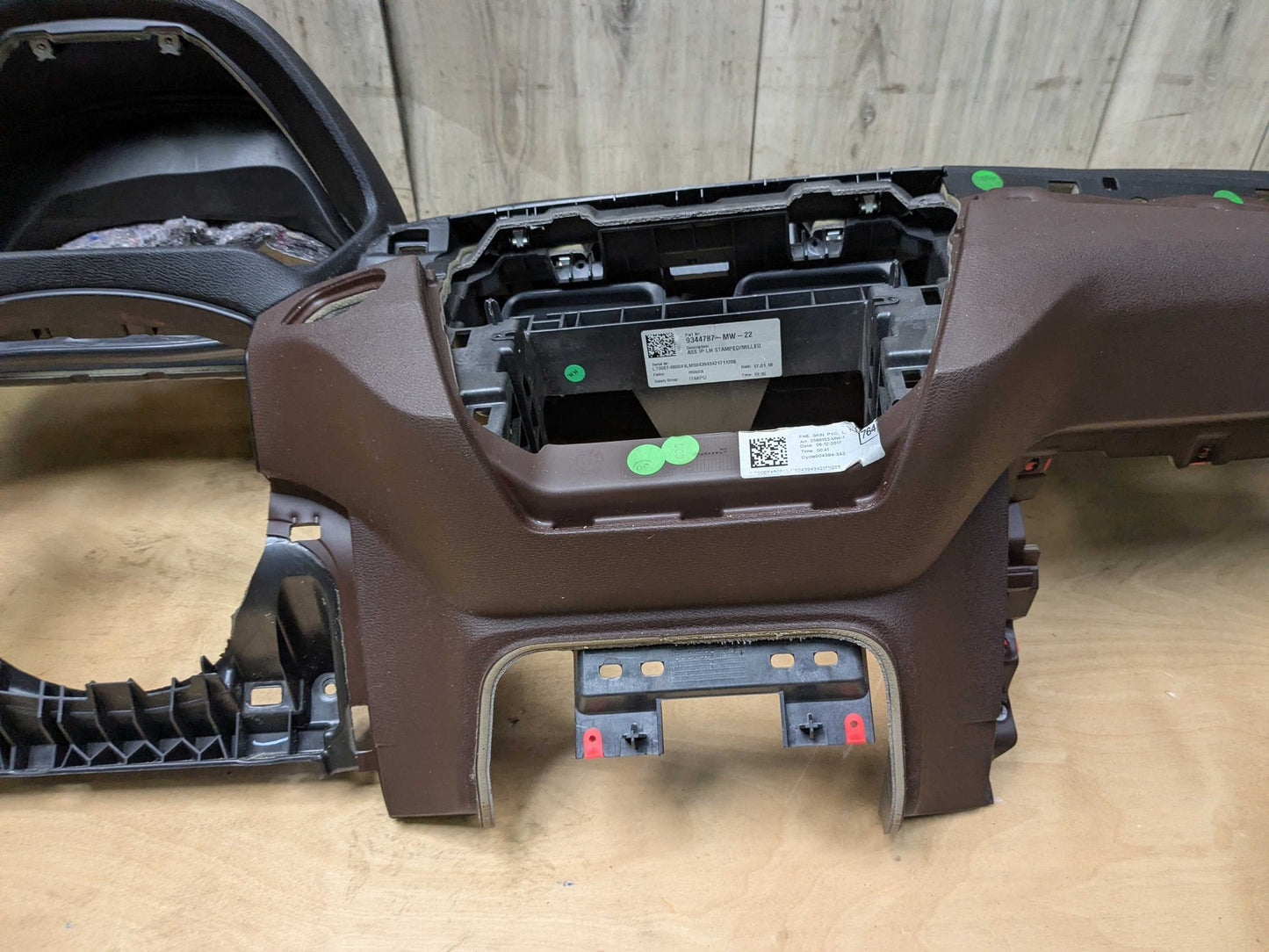 16-19 OEM BMW F48 X1 28i 28iX Dashboard Cover Trim Dash Panel BLACK/BROWN