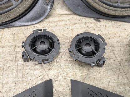 09-17 OEM AUDI A5 S5 Bang & Olufsen Front Rear Door Tweeter Speakers SET