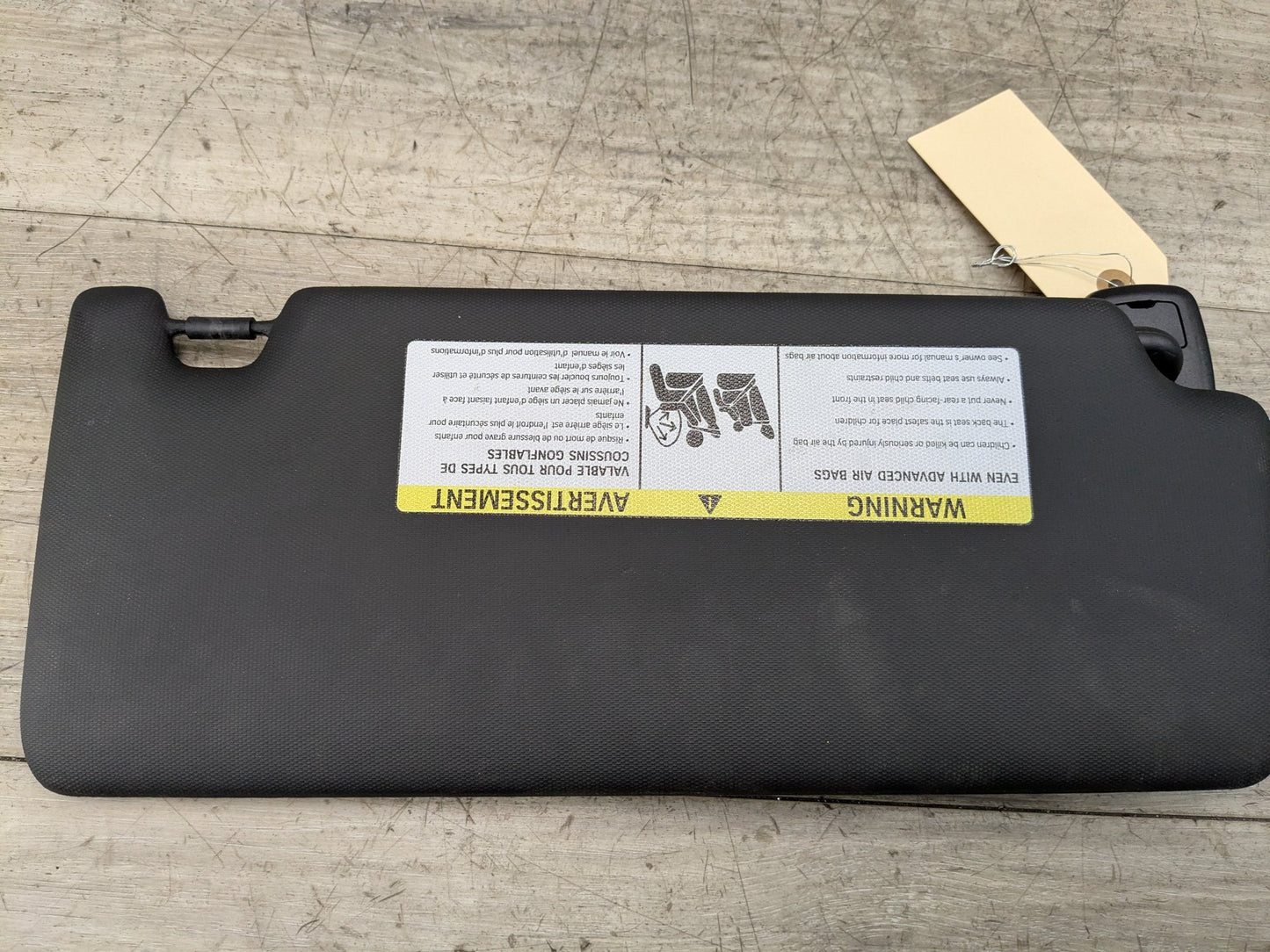 2020 BMW M340i G20 Front Right Passenger Sun Visor 8092728 19-24 OEM BMW G20 G80 330 M340 M3 Right Passenger Side Interior Sun Visor Black