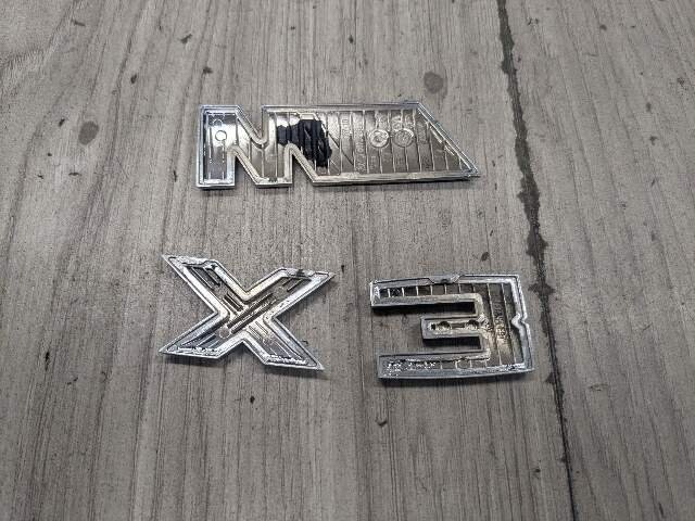 2020 - 2024 BMW X3 F97 Liftgate Trunk Lid Badge / Letters 8070536 S58