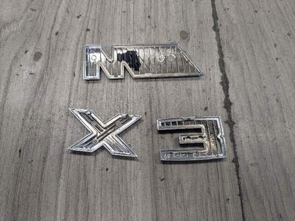 2020 - 2024 BMW X3 F97 Liftgate Trunk Lid Badge / Letters 8070536 S58