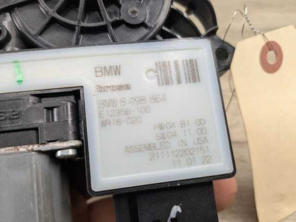 2022 BMW 330i G20 Rear Right Passenger Door Window Glass Regulator Motor 8498864 OEM BMW G20 G80 330 M340 REAR Right Passenger Side Door Window Regulator Motor