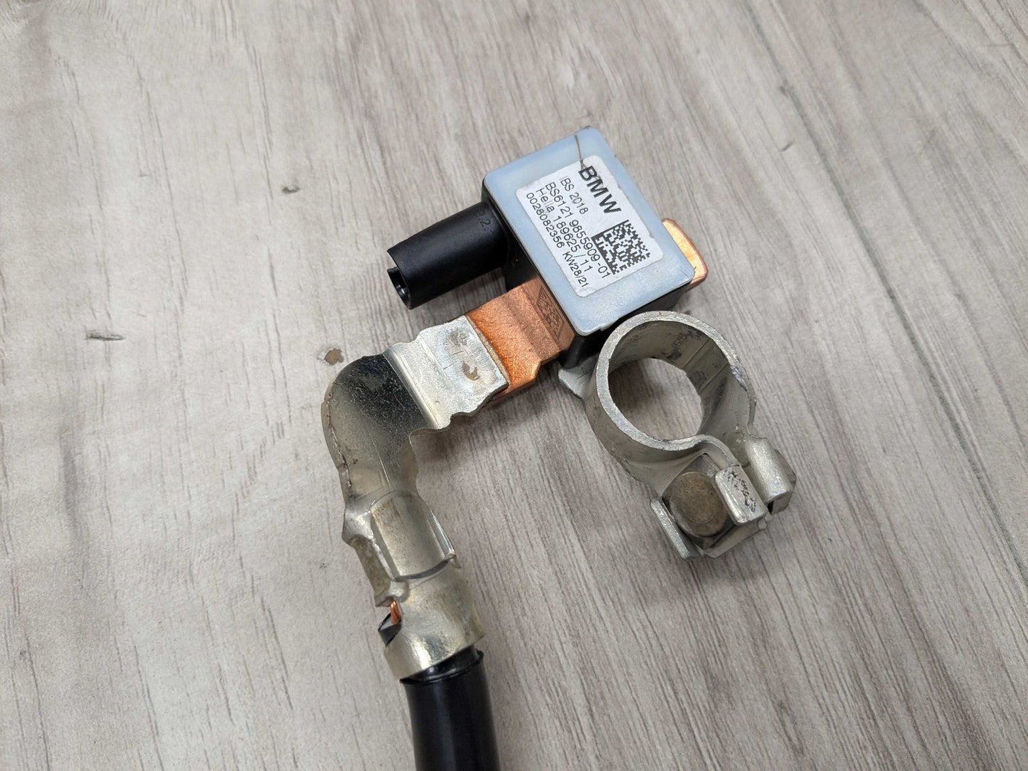 2022 BMW Z4 G29 Battery Negative IBS Wire Cable 9855909 OEM BMW G05 G07 G20 G22 G23 G26 G42 Battery Negative Cable Terminal IBS Sensor
