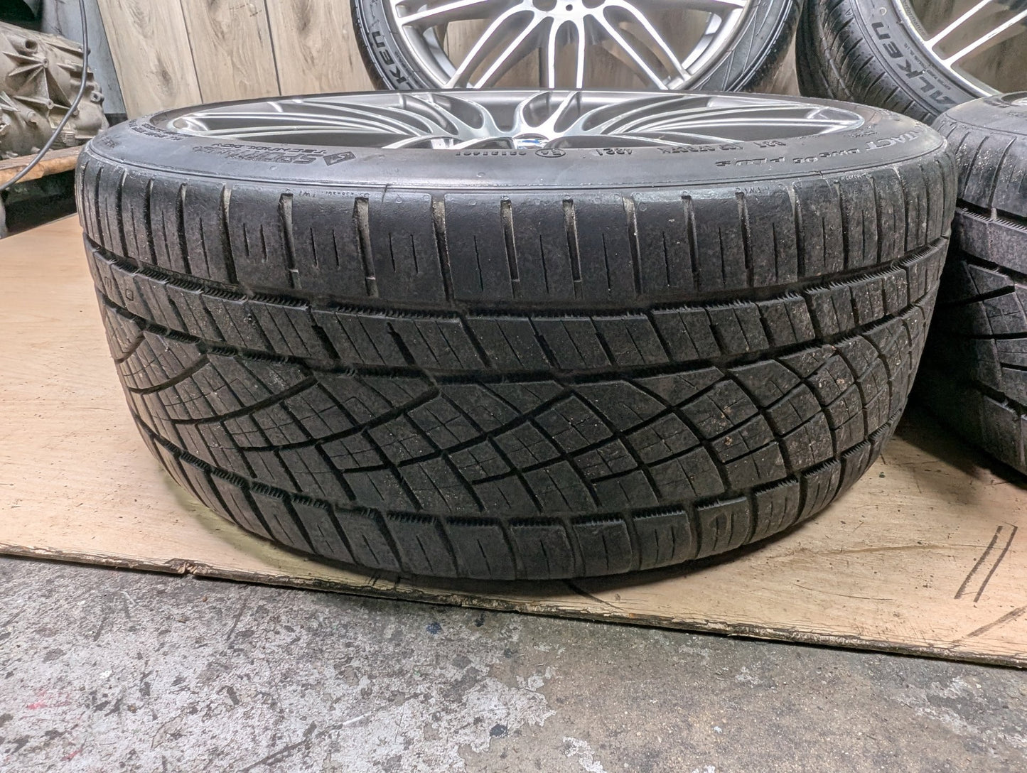 *OEM BMW E90 E91 E92 E93 Wheels Rims Front 19x8 ET37 Rear 19x9 ET39 LA Wheel Double Spoke 269 SET