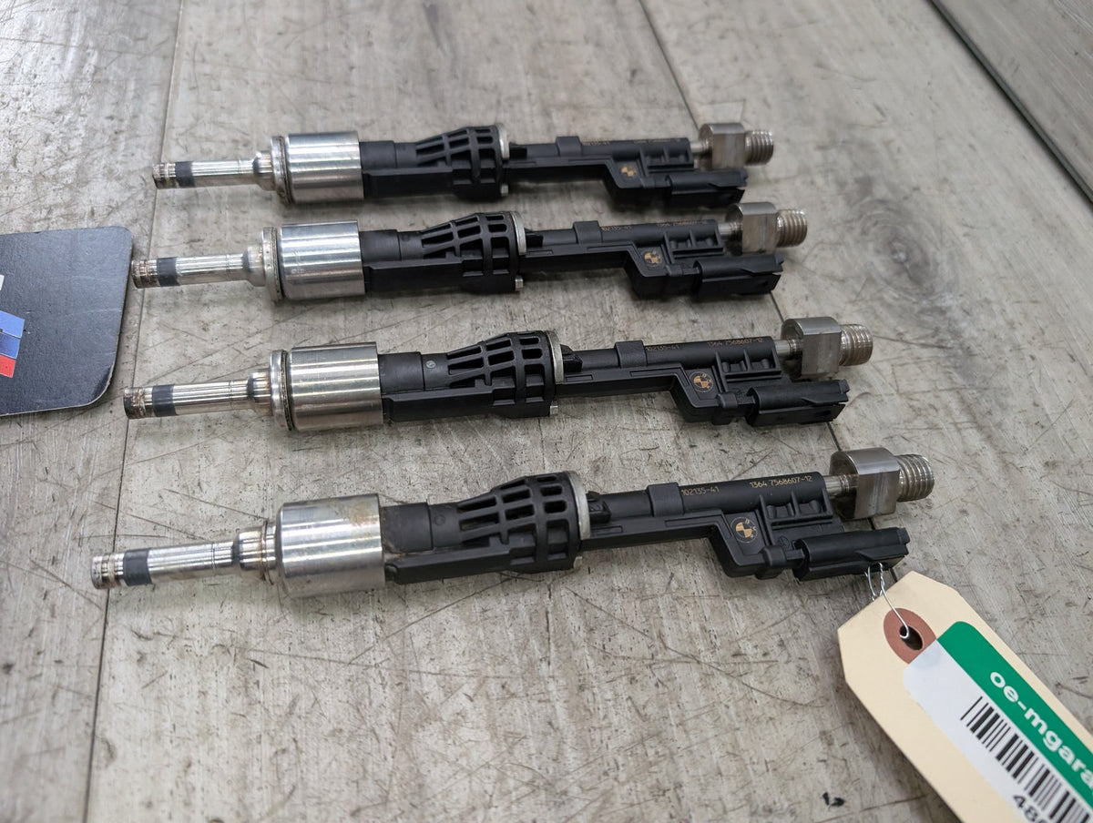 2011 BMW E88 135i Engine Motor Injector SET 7568607 11-16 BMW E90 F01 F06 F10 F30 F32 Engine N55 High Pressure Fuel Injector SET EU5