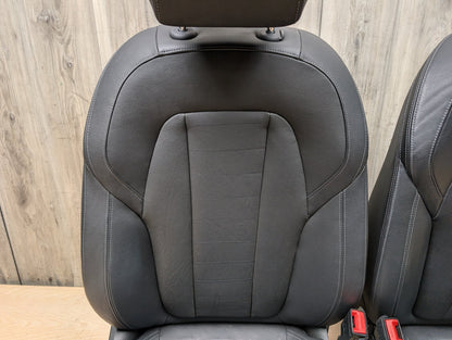 PRE-LCI OEM BMW G01 G02 G20 Front Left Right Driver Passenger Seat Leather Black