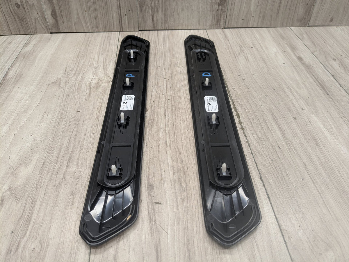 2020-2024 BMW X3 F97 Front Left Right Scuff Plate Door Sill SET 7393397 OEM