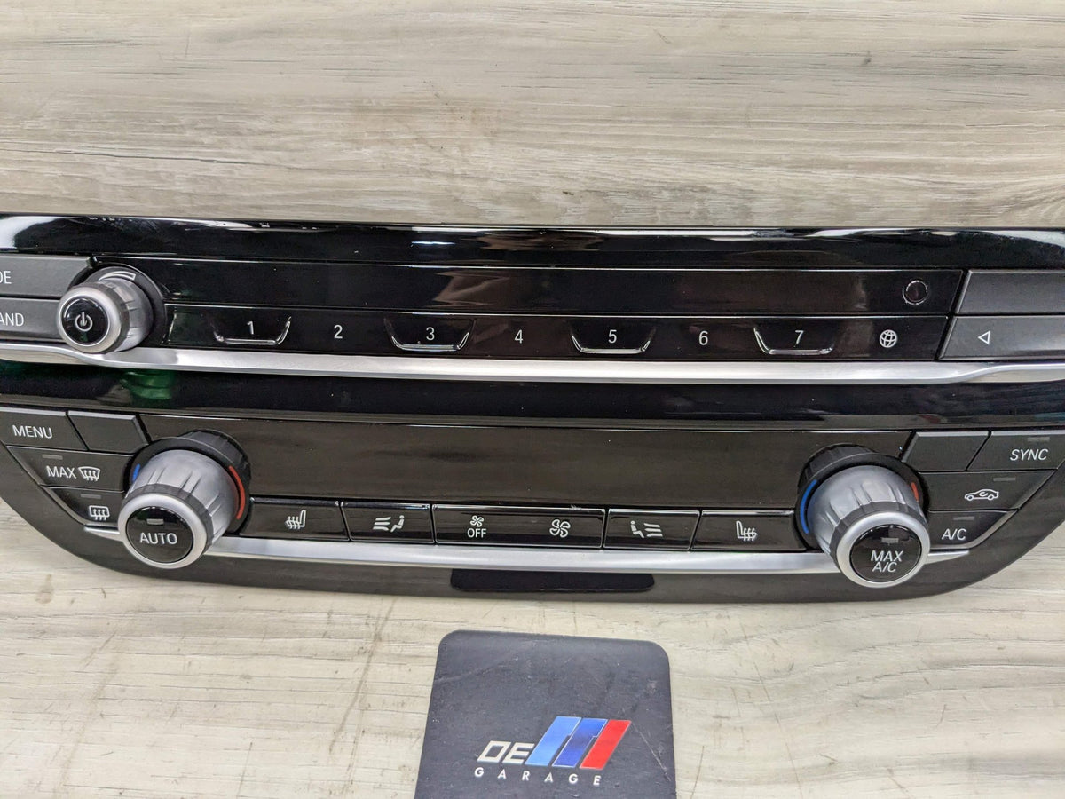 OEM BMW G01 G02 F97 X3 AC Switch Heater Climate Control Panel Radio Media Button