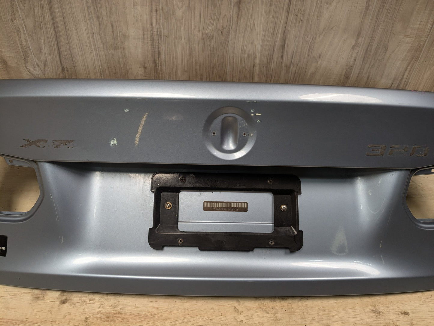 12-18 OEM BMW F30 F80 320 328 335 340 M3 Rear Trunk Lid Panel Deck Shell Blue LIQUID BLUE METALLIC (B40)
