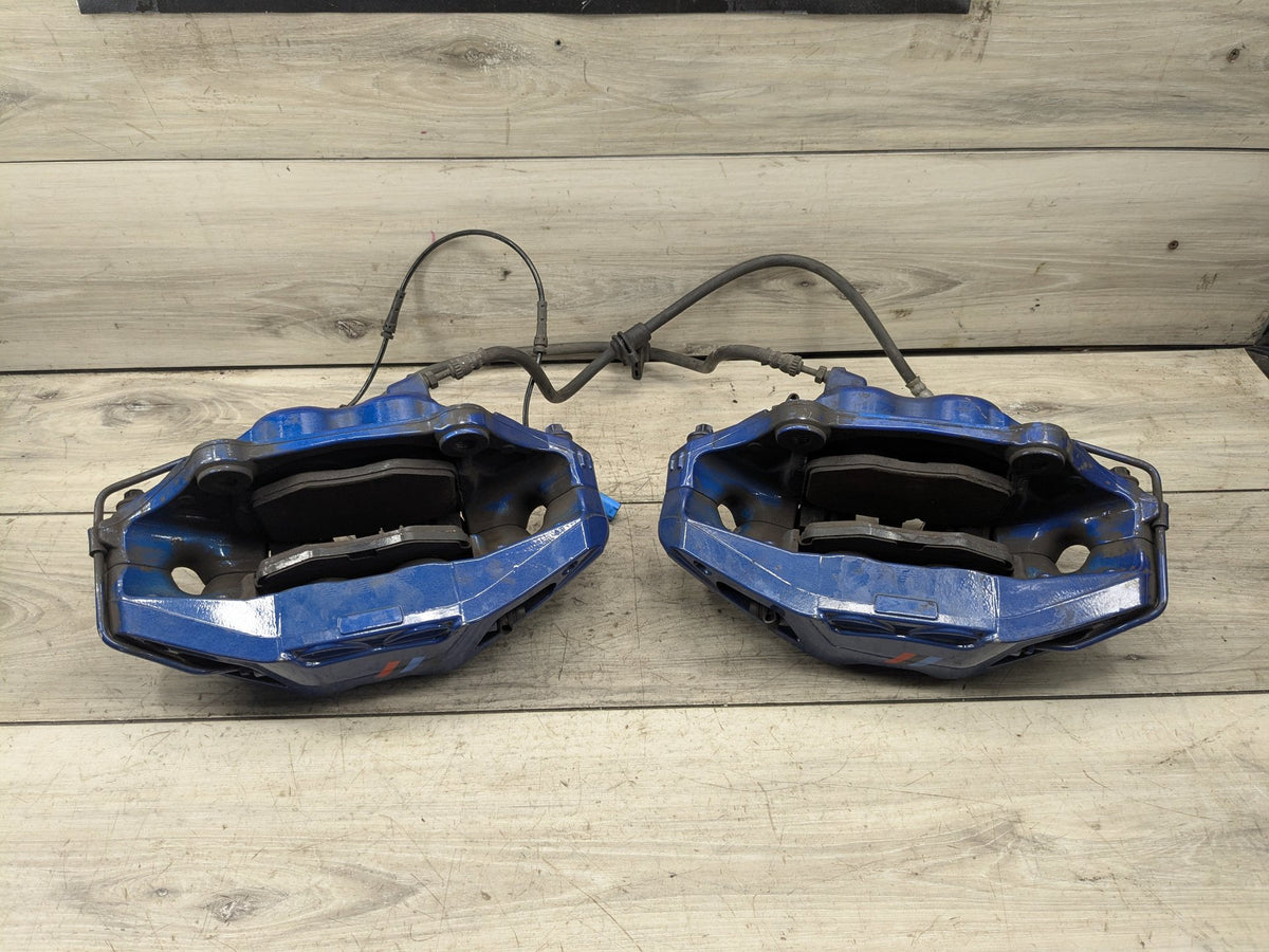 2020 BMW M340i G20 Front Rear Left Right Brake Caliper SET 6891235 OEM BMW G20 G22 G23 M240 M340 M440 Front Rear Left Right Brake Calipers SET Blue