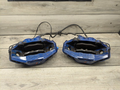2020 BMW M340i G20 Front Rear Left Right Brake Caliper SET 6891235 OEM BMW G20 G22 G23 M240 M340 M440 Front Rear Left Right Brake Calipers SET Blue