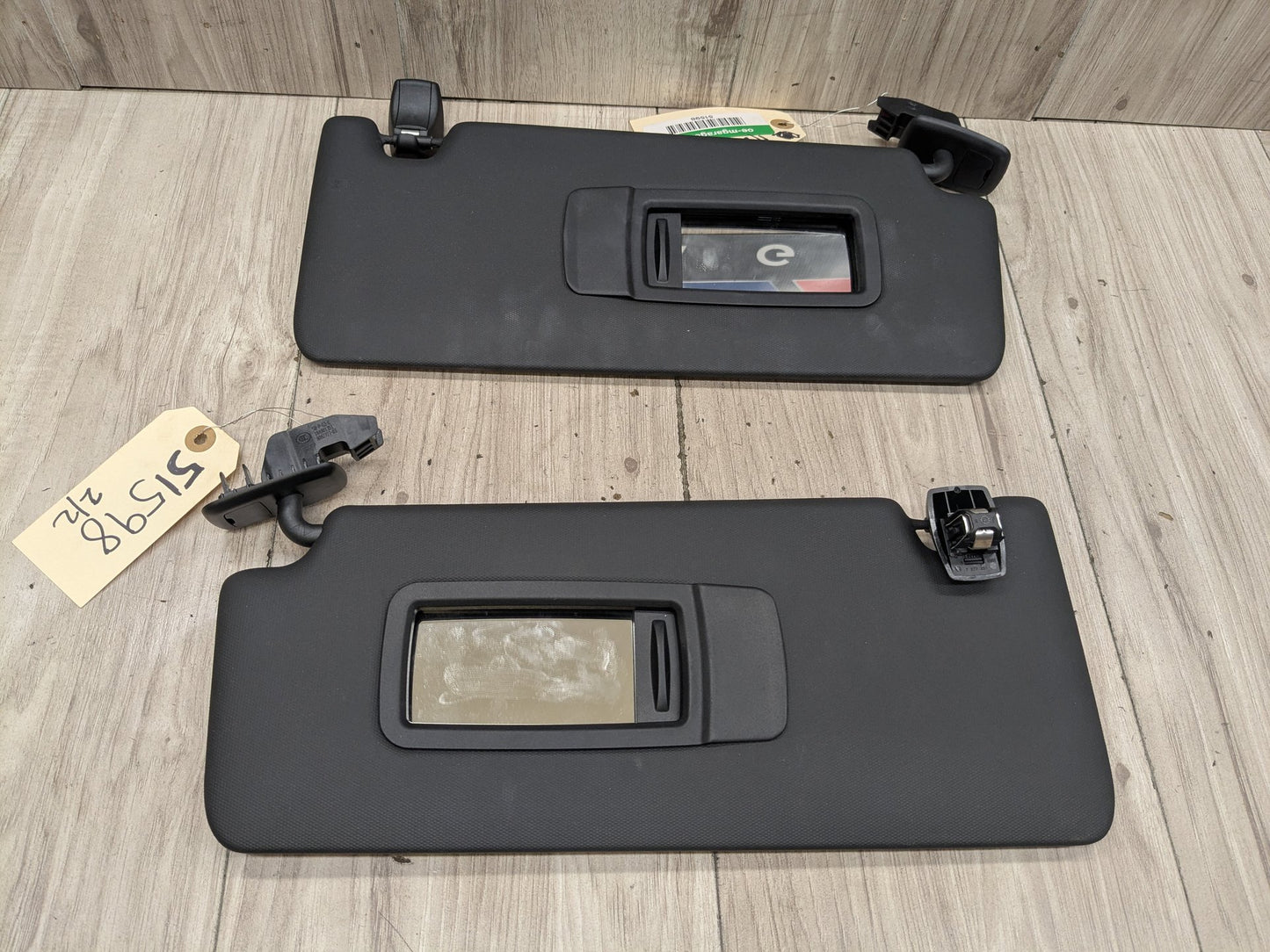 2019-2022 Front Left Right Sun Visor SET 8092727 Black! 30 day warranty!
