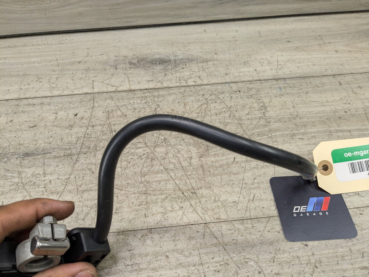 07-14 OEM BMW E70 E71 X5M X6M Rear Trunk Battery Negative Ground Cable