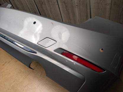 *12-15 OEM BMW F30 335 PRE-LCI Rear Bumper Cover LINES Trim Dual Exhaust Gray Silver GLACIERSILBER METALLIC (A83)