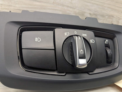 OEM BMW F15 F16 F85 F86 X5 X6 Headlight Switch Control Panel Light Module BLACK