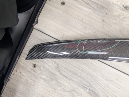 DAMAGE* 14-20 BMW F22 F87 M4 Trunk Duckbill Spoiler CARBON FIBER