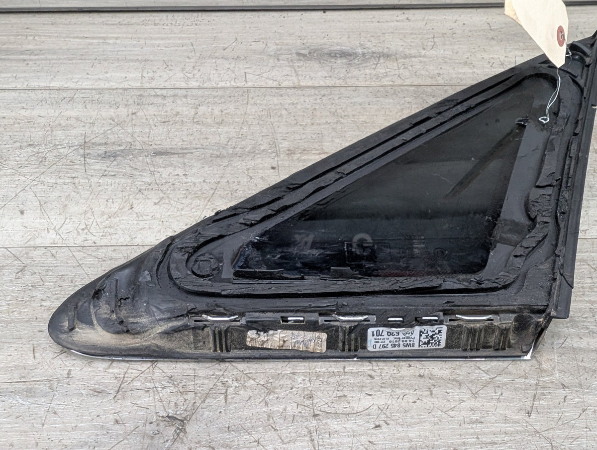 17-19 OEM AUDI A4 B9 S4 Rear Left Driver Side Quarter Window Glass