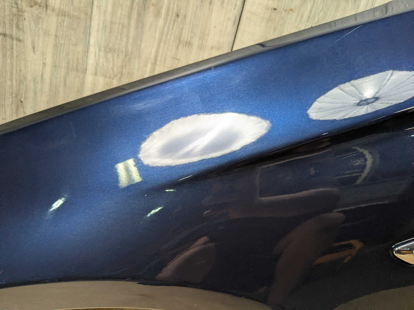 11-16 OEM BMW F10 528 535 550 Left Driver Side Fender Panel Blue A89 IMPERIALBLAU BRILLANTEFFEKT METALLI (A89)
