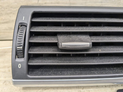 07-14 OEM BMW E70 E71 X5 X6 X5M X6M Dash Center AC Air Vent Grille Hazard Black